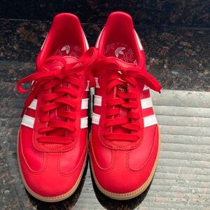 Women’s Adidas Sambas size 8 red
